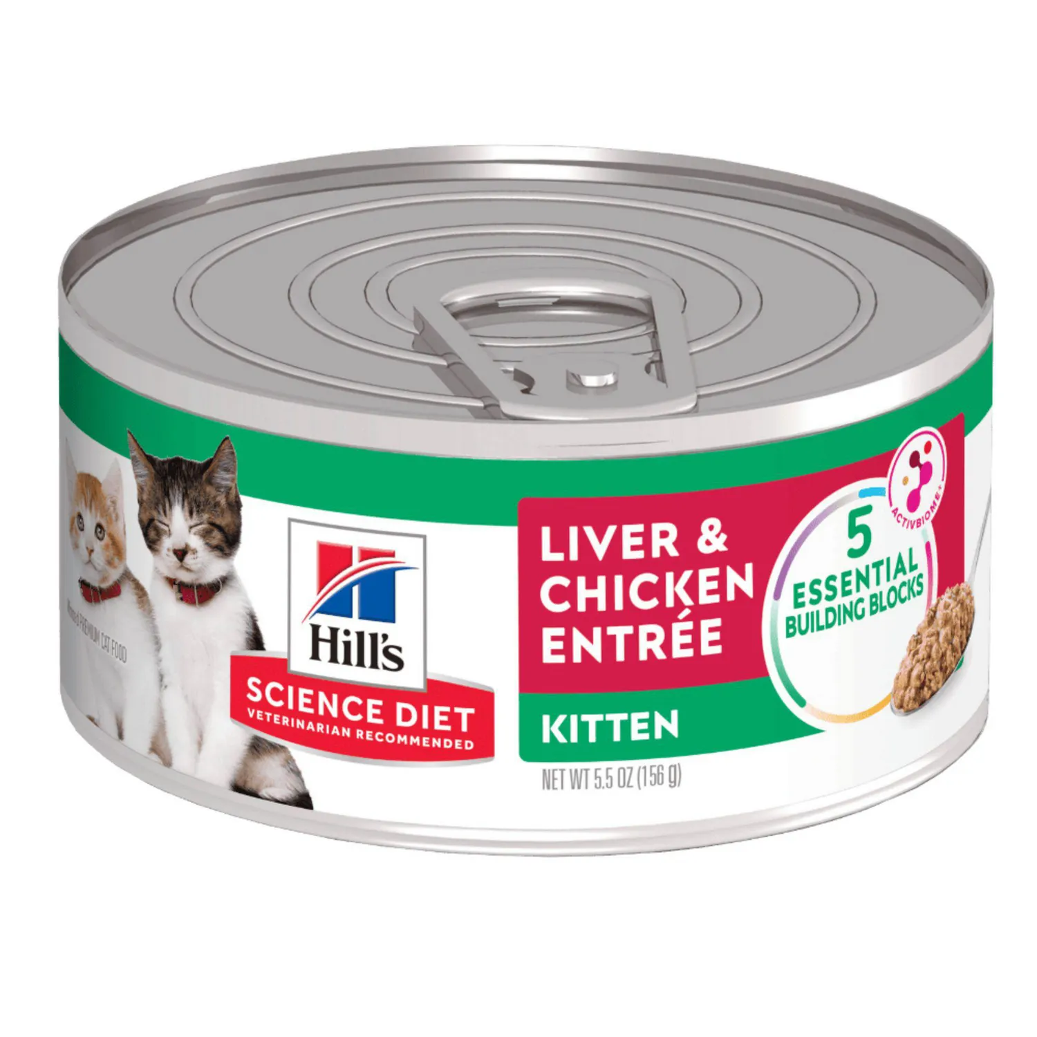 Comida Húmeda Para Gato Hills Kitten Livery Sabor A Pollo 5.5oz
