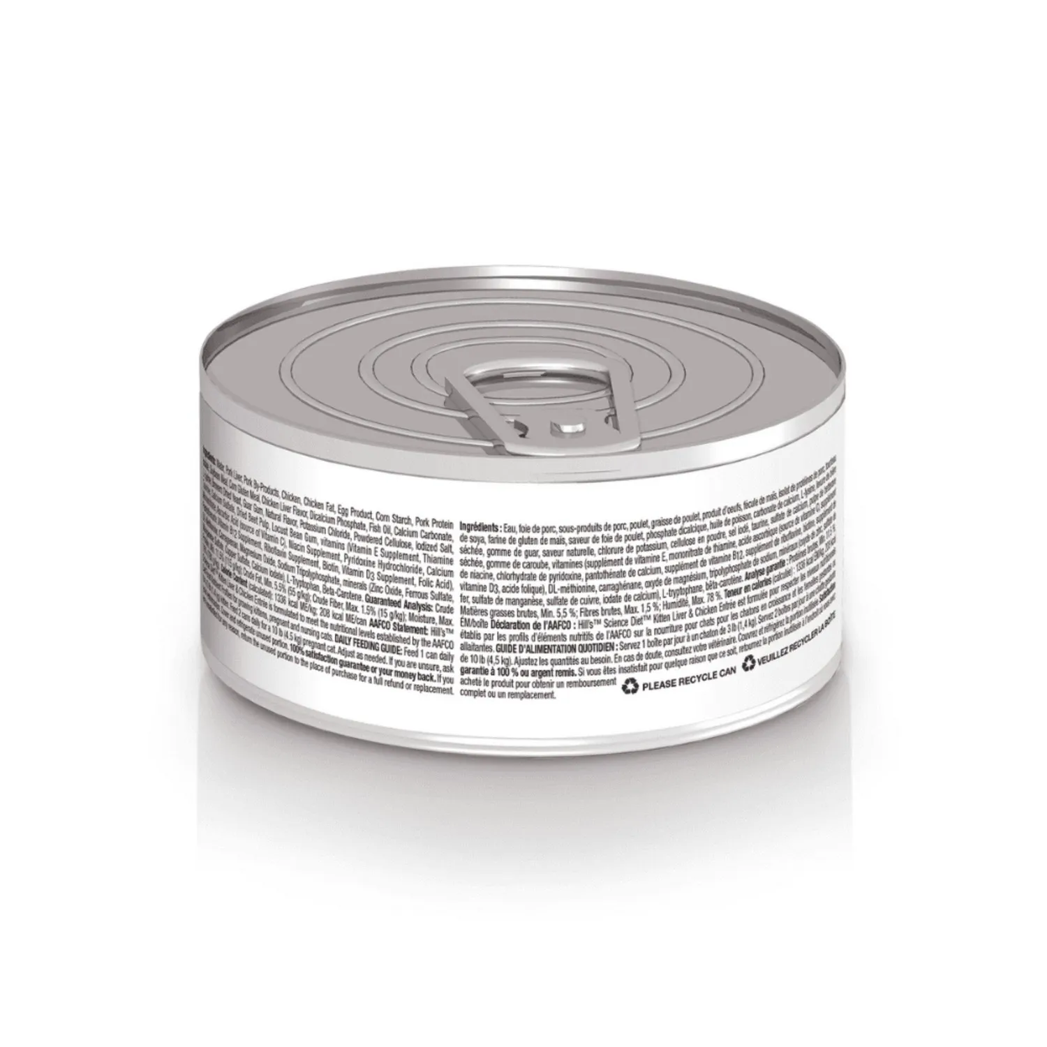 Comida Húmeda Para Gato Hills Kitten Livery Sabor A Pollo 5.5oz