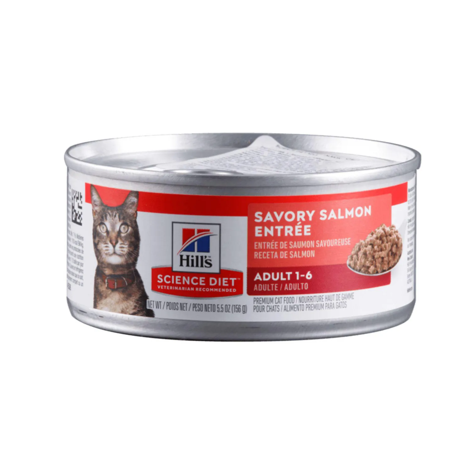 Comida Húmeda Para Gato Adulto Hills Sabor A Salmón 5.5oz