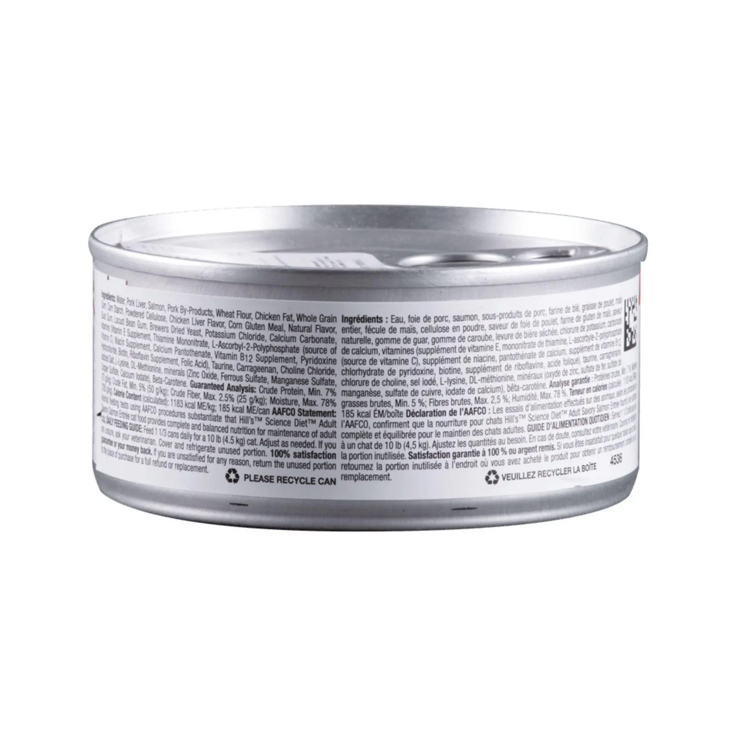 Comida Húmeda Para Gato Adulto Hills Sabor A Salmón 5.5oz