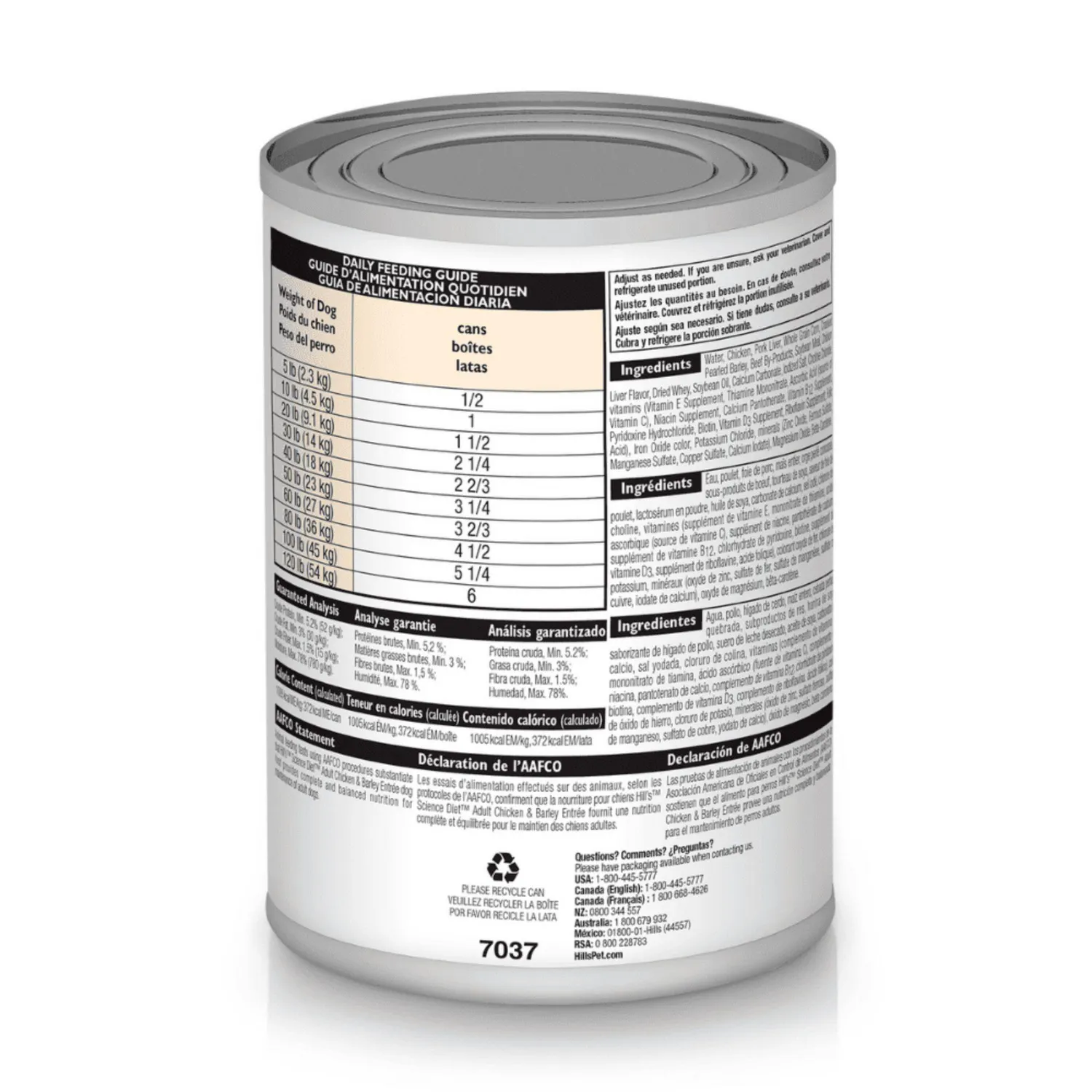 Comida Húmeda Para Perro Adulto Sabor A Pollo 13oz