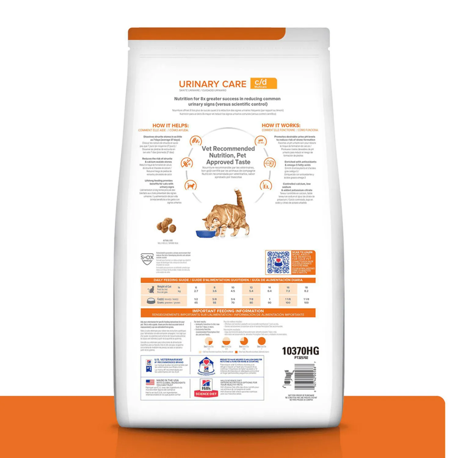 Comida Seca Para Gato Hills Prescription Diet Urinary Care Sabor A Pollo 4 Libras