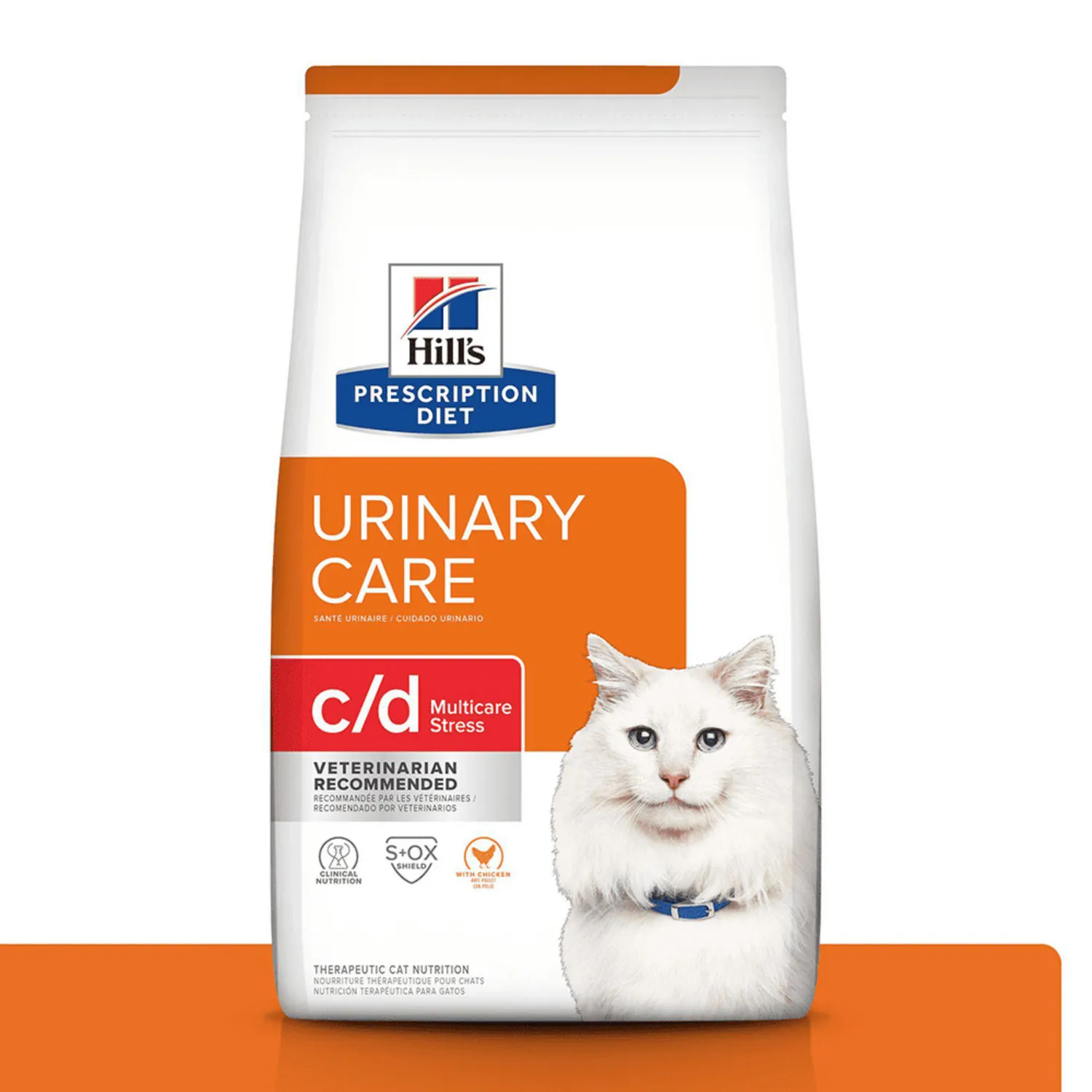 Comida Seca Para Gato Hills Prescription Diet Urinary Care Stress Sabor A Pollo 4 Libras