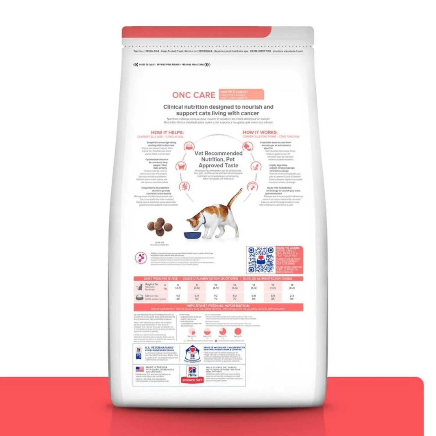 Comida Seca Para Gato Hills Onc Care 7 Libras