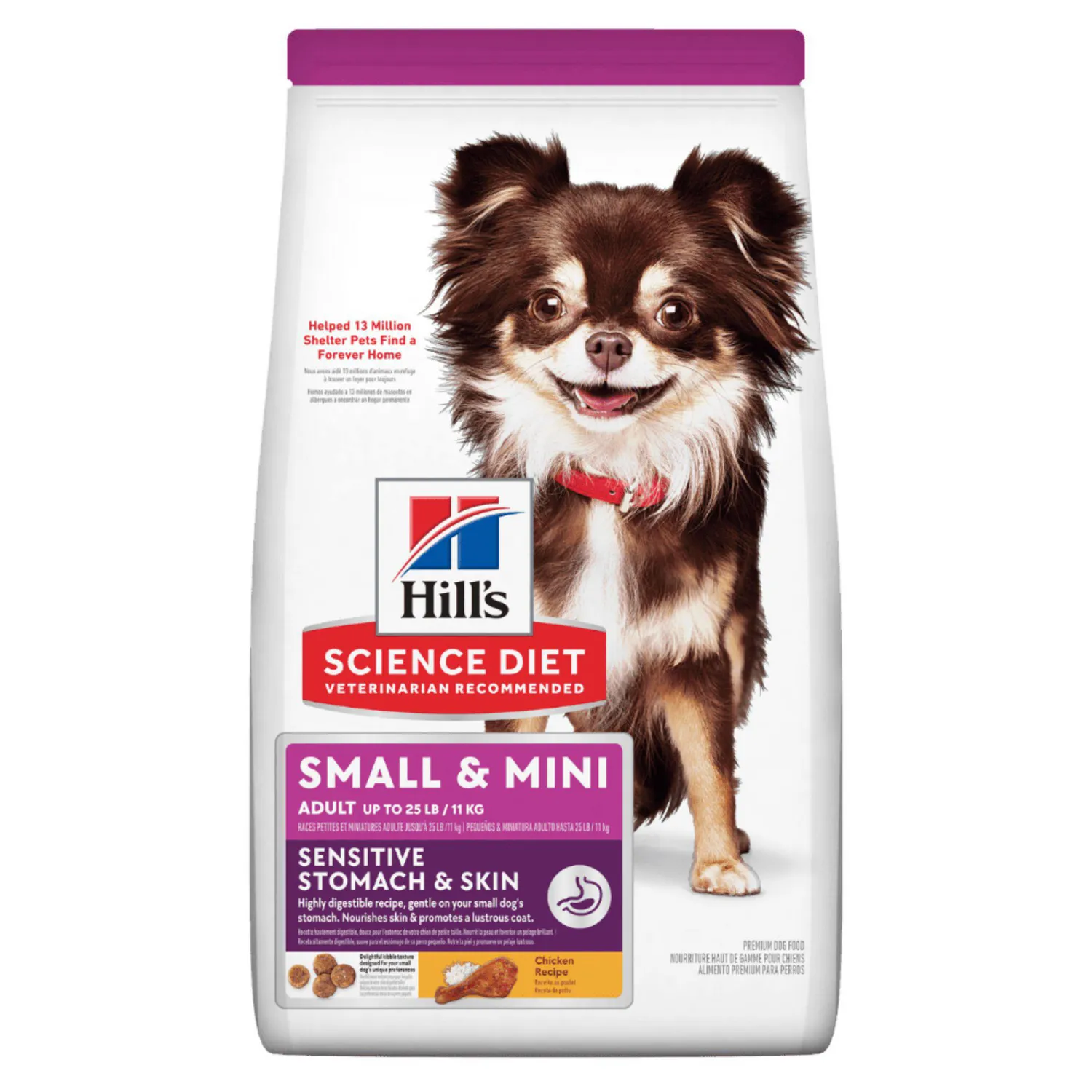 Comida Seca Para Perro Adulto Hills Sensitive Stomach & Skin 2kg