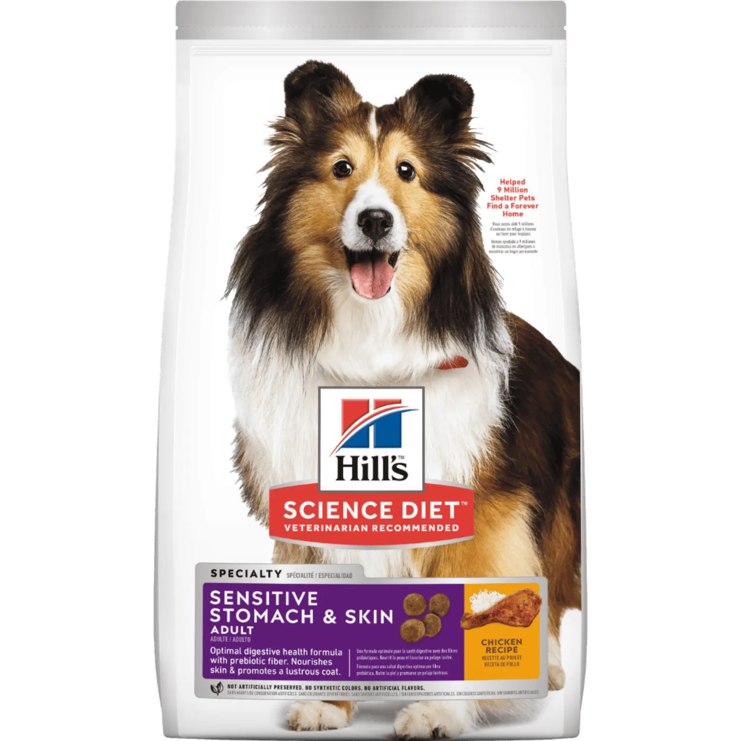 Comida Seca para Perro Adulto Hills Sensitive Stomach & Skin 1.81kg