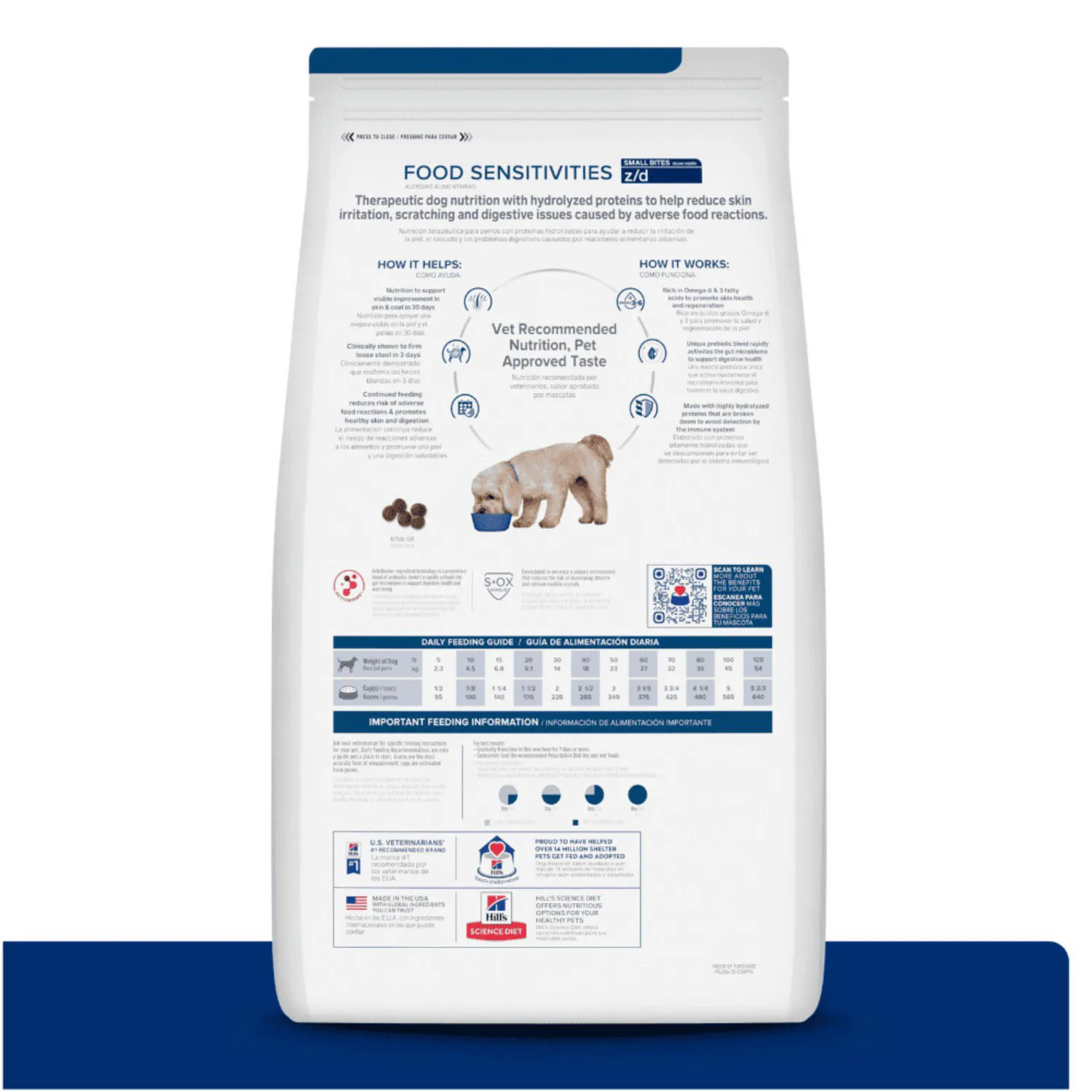 Comida Seca Para Perro Hills Prescription Diet Food Sensitivities 1.5kg