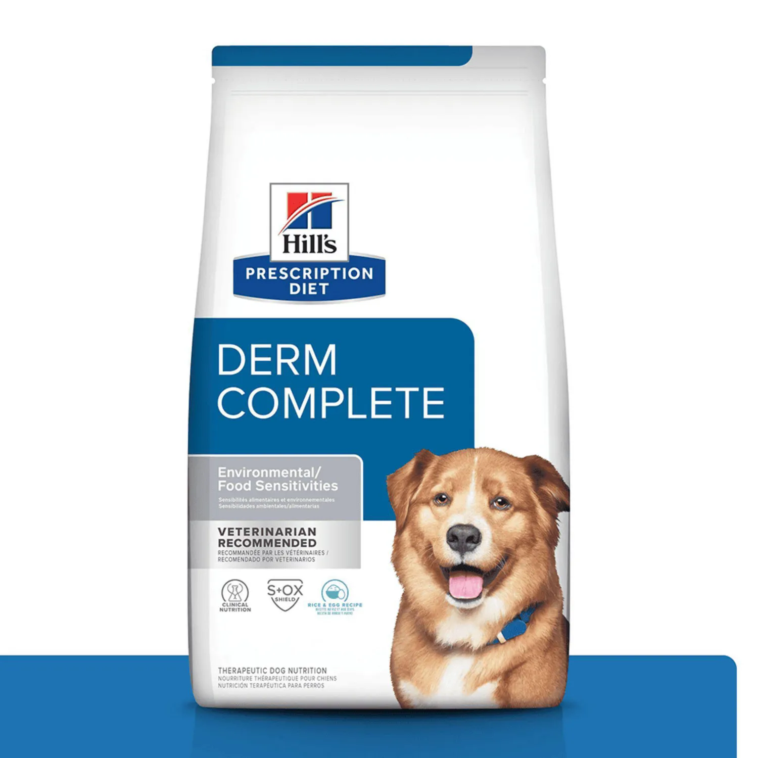 Comida Seca Para Perro Adulto Hills Derm Complete 2.9kg