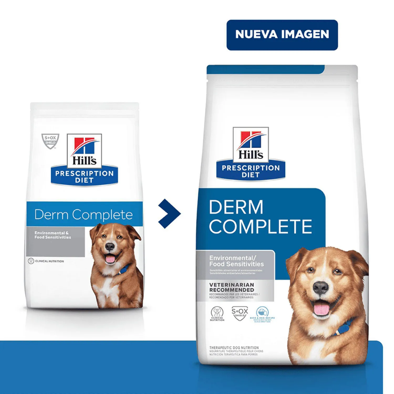 Comida Seca Para Perro Adulto Hills Derm Complete 2.9kg 3