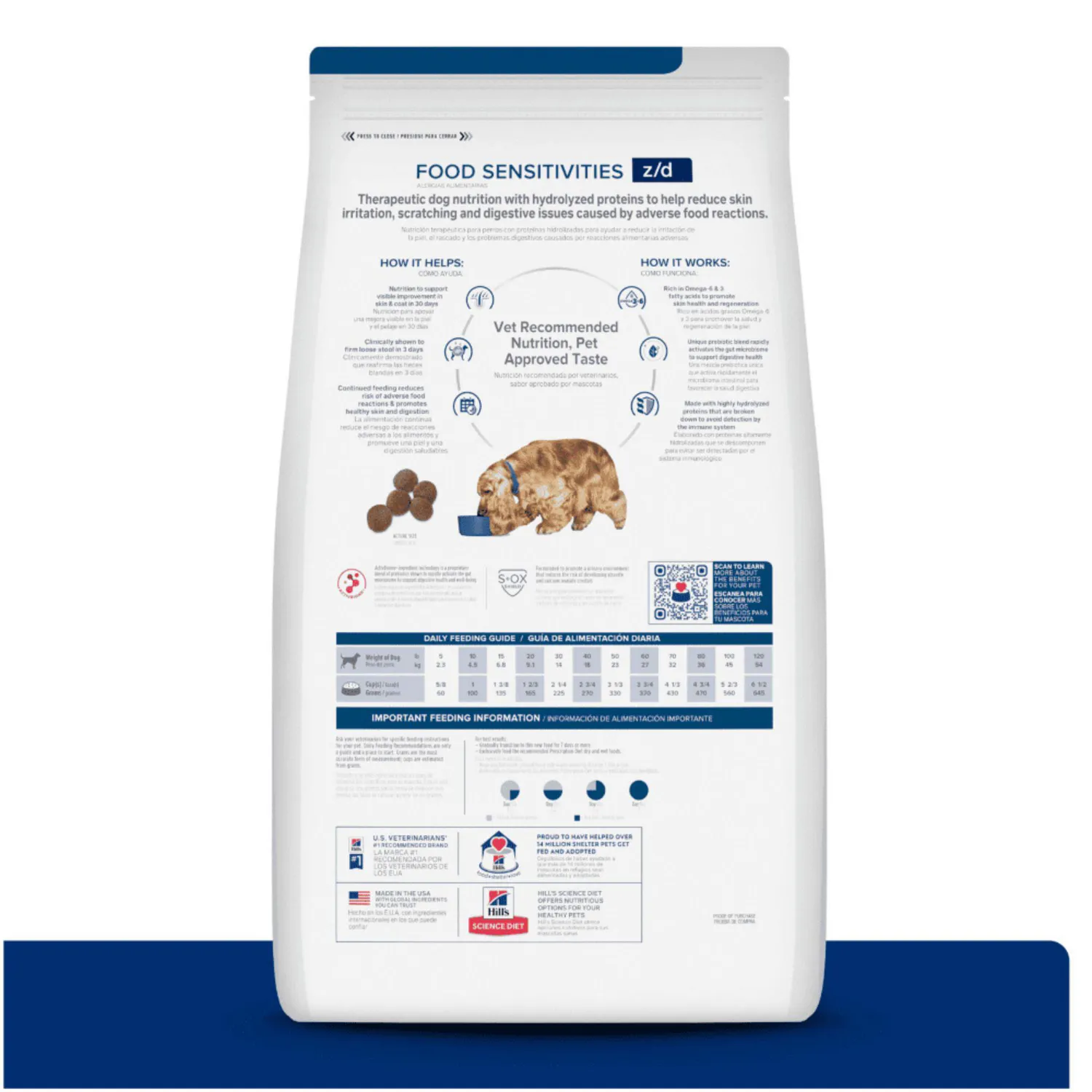 Comida Seca Para Perro Hills Prescription Diet Food Sensitivities Ultra Alle 3.63kg