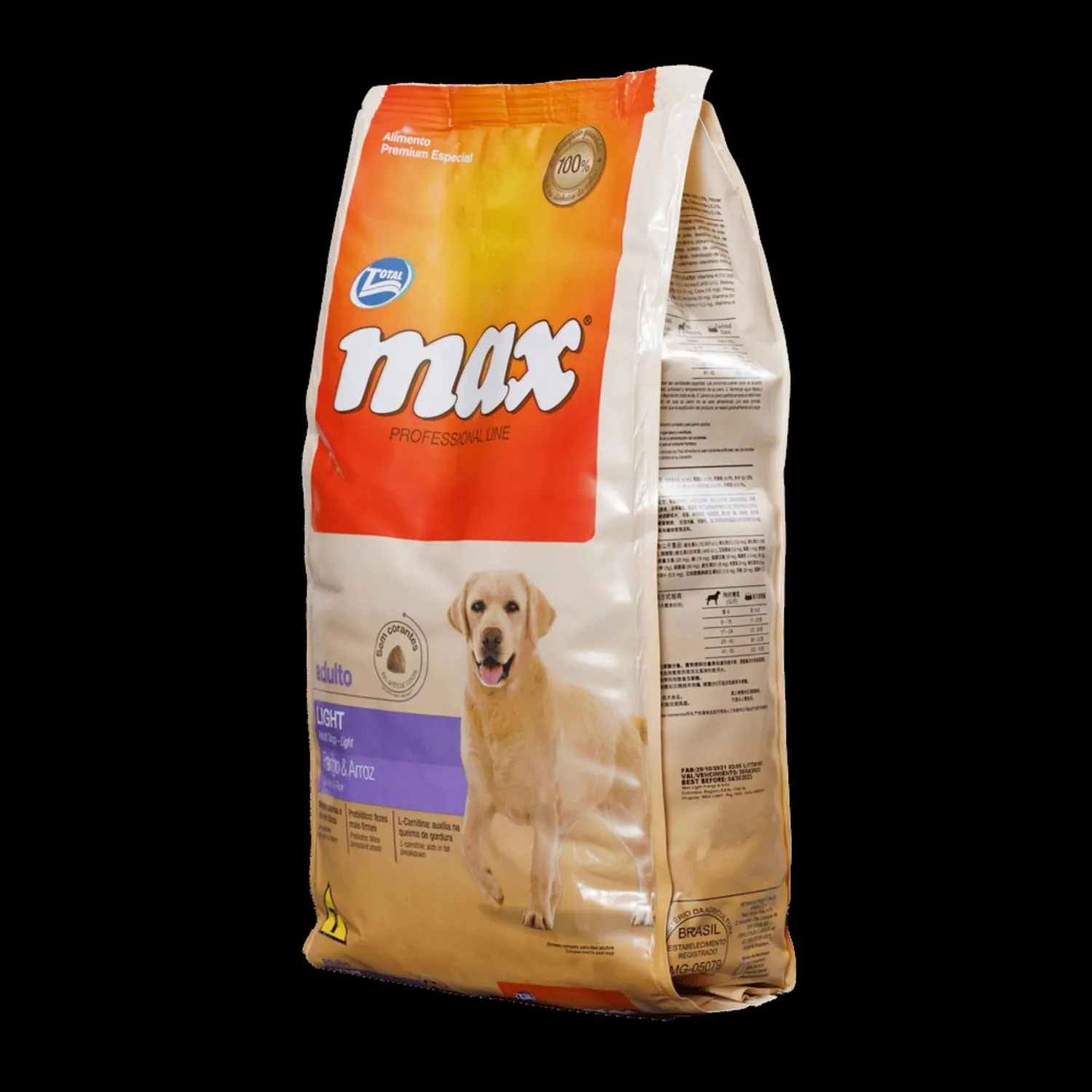 Comida Seca Para Perro Max Light Sabor A Pollo Y Arroz 2kg 4