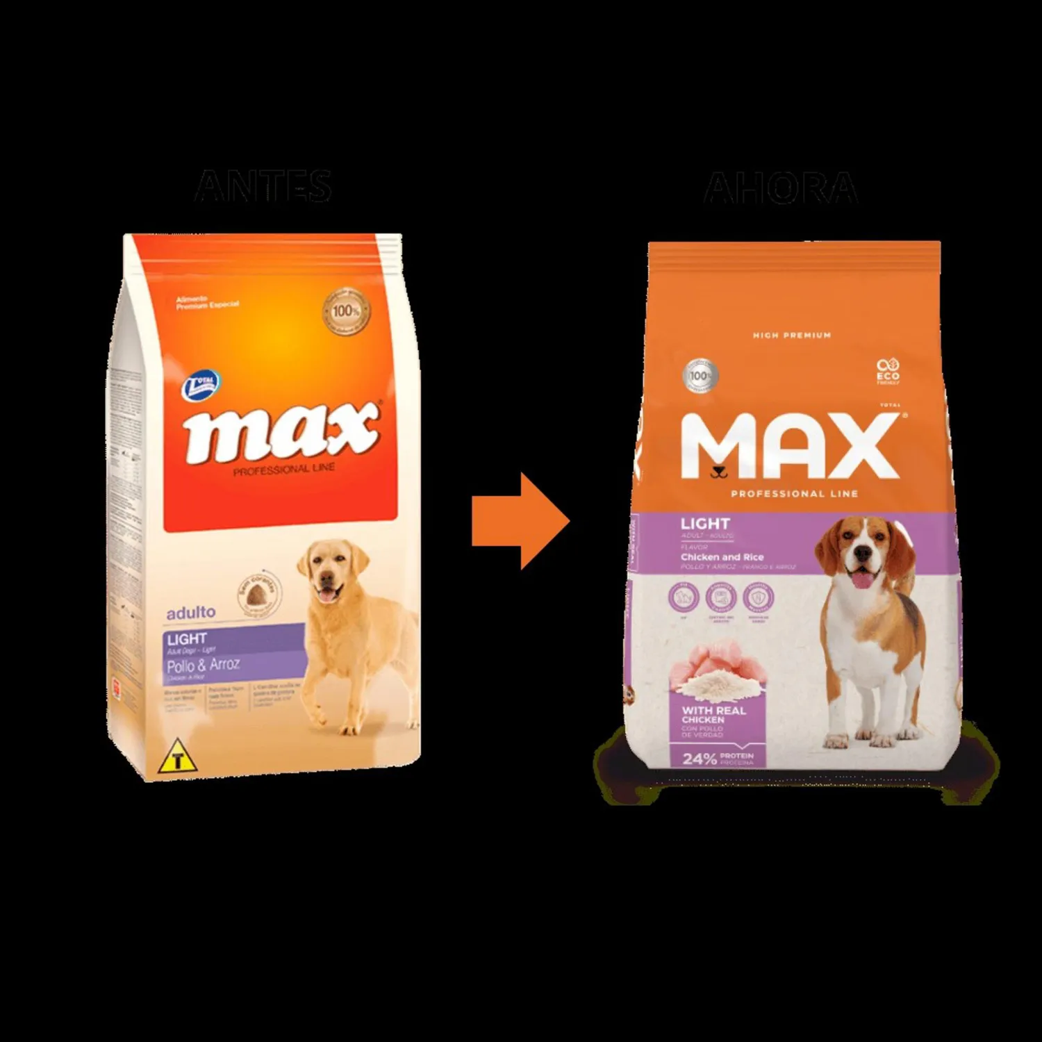 Comida Seca Para Perro Max Light Sabor A Pollo Y Arroz 2kg 5