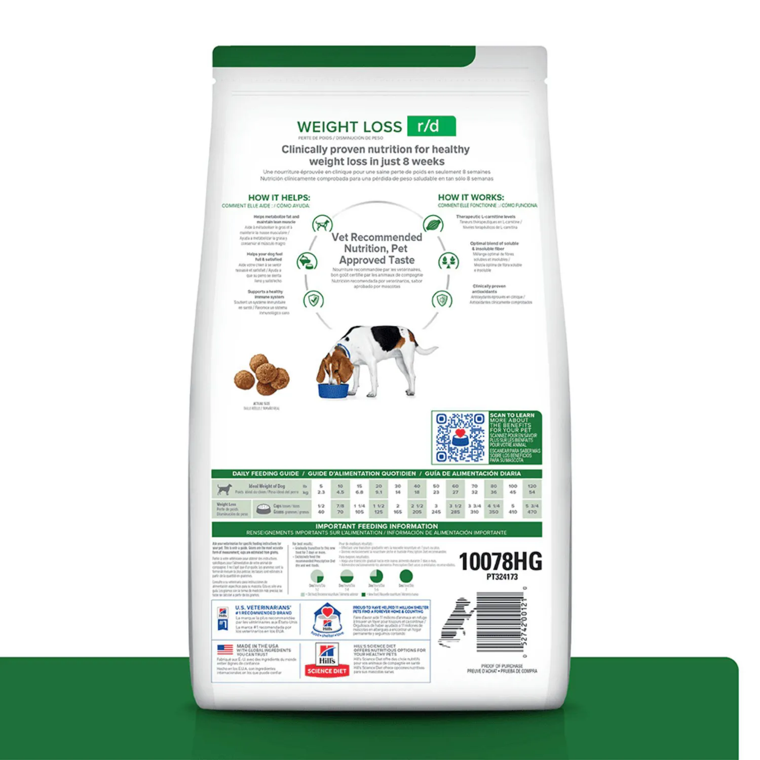 Comida Seca Para Perro Hills Prescription Diet Weight Loss 1.58kg