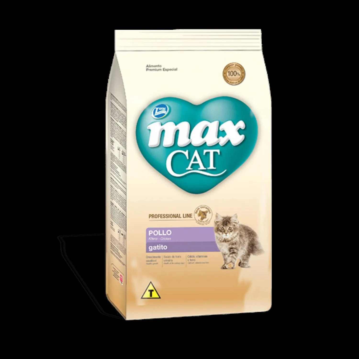 Comida Seca Para Gato Max Cat Sabor A Pollo 1kg