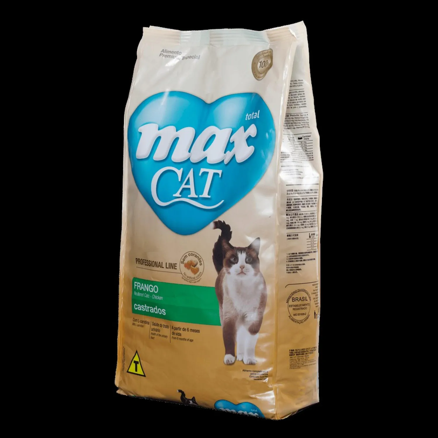 Comida Seca Para Gato Max Castrado 3kg 4