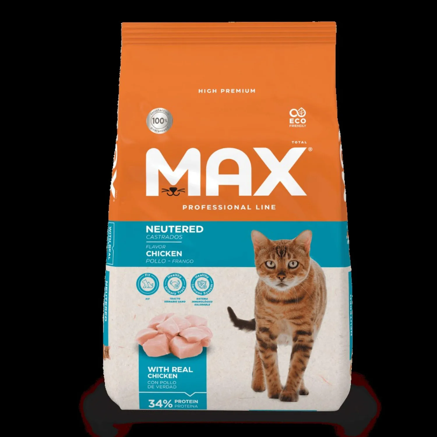 Comida Seca Para Gato Max Castrado 3kg 8
