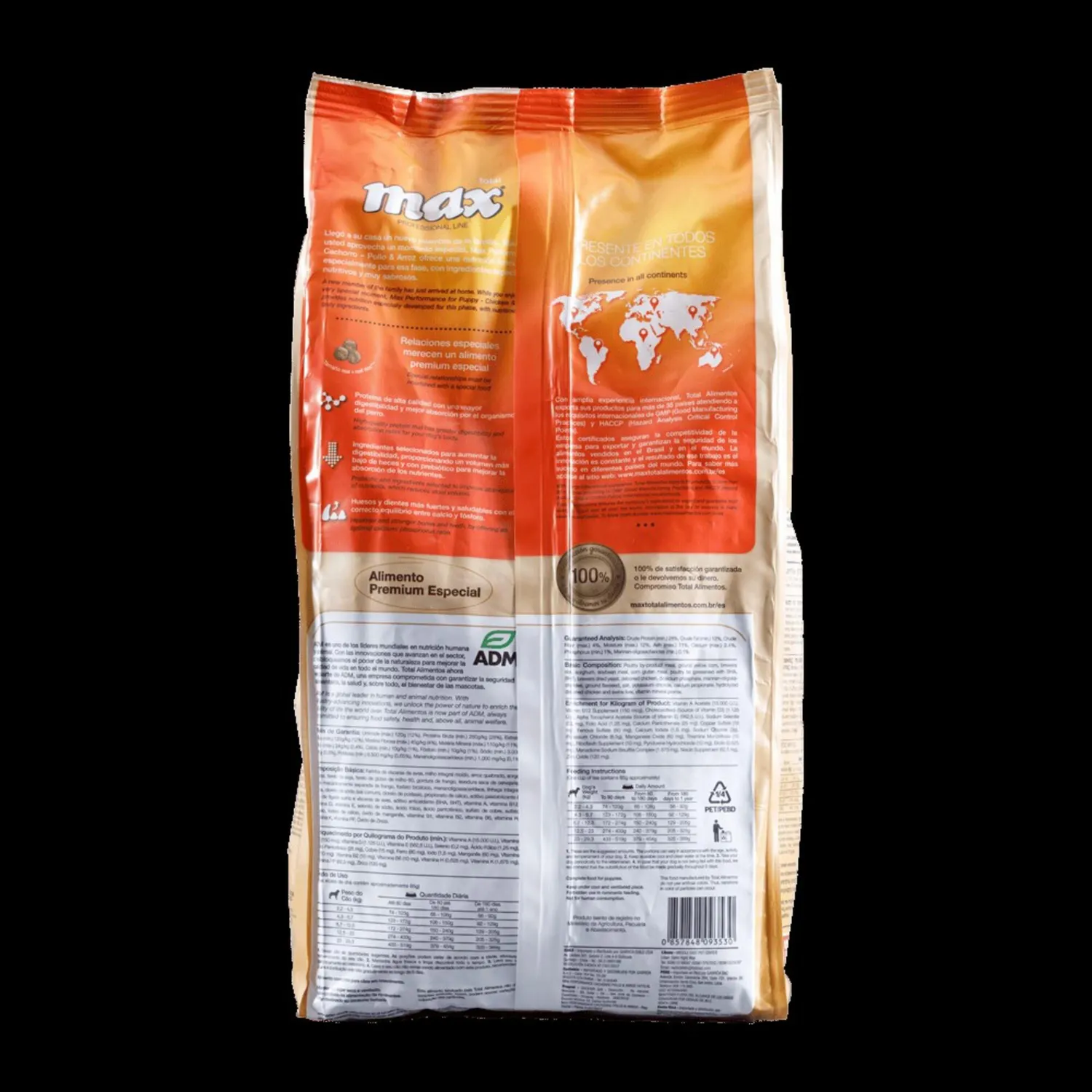 Comida Seca Para Perro Cachorro Max Vita Performance Sabor A Pollo 2kg