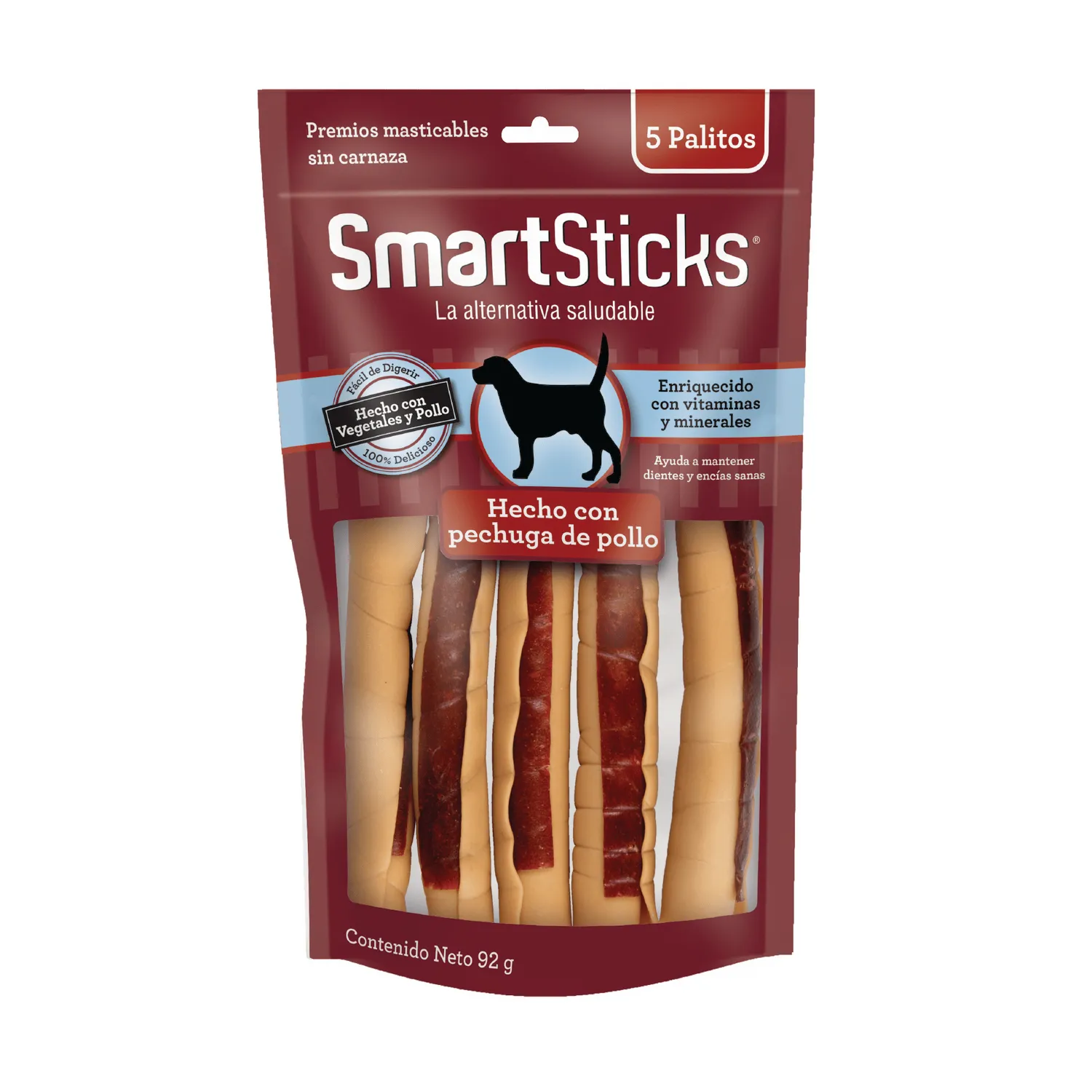 Snack Para Perro Smartbone Chicken 5 Unidades