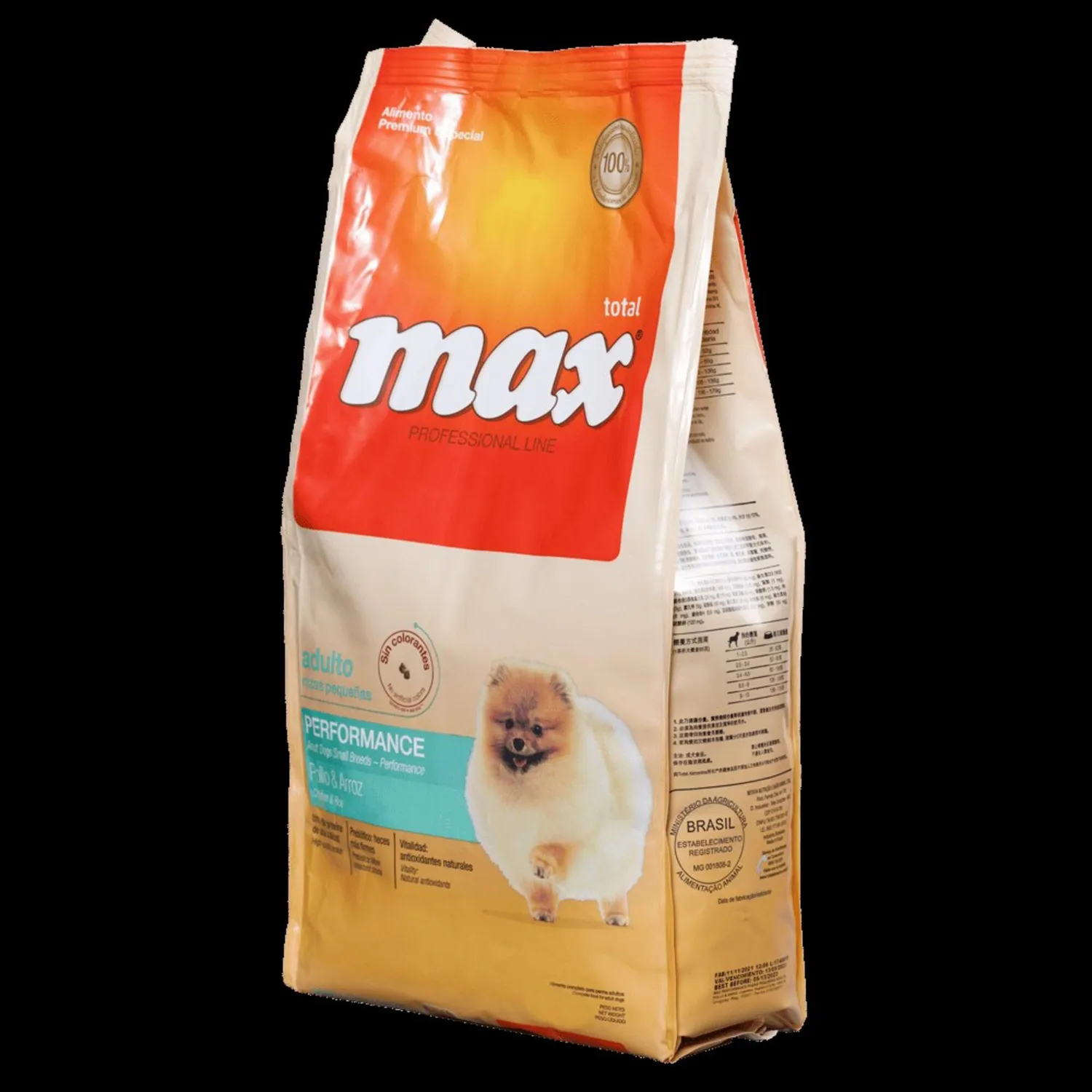 Comida Seca Para Perro Max Raza Pequeña Performance Sabor A Pollo 2kg 4