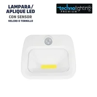 Aplique Led Pared con Sensor Luz Neutra
