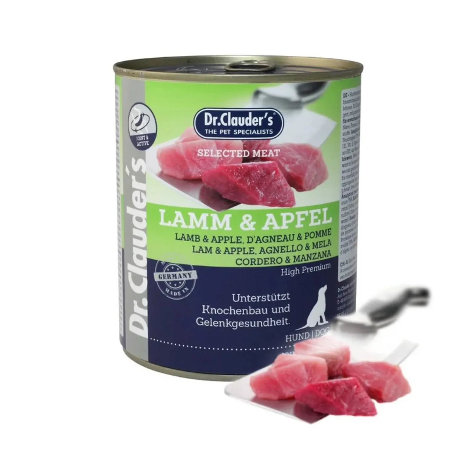 Comida Húmeda Para Perro Dr Clauder´S Bandeja Sabor A Cordero Y Manzana