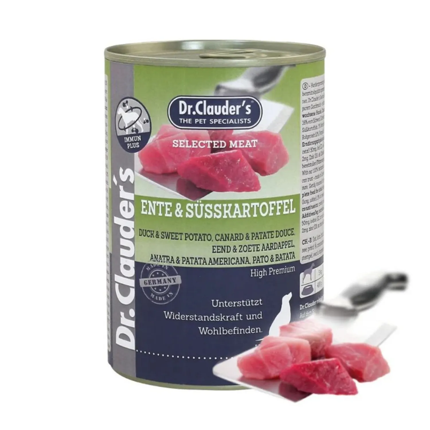 Comida Húmeda Para Perro Dr Clauder´S Bandeja Sabor A Pato Y Papa
