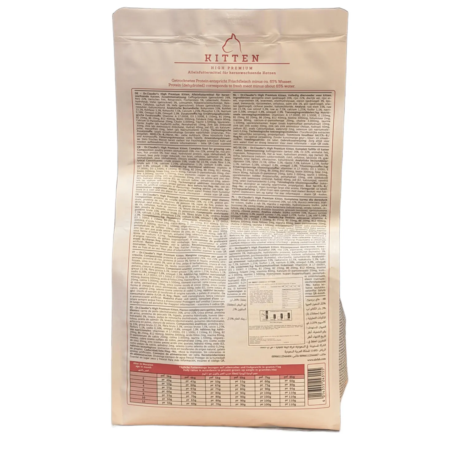 Comida Seca Para Gato Cachorro Dr Clauder´S