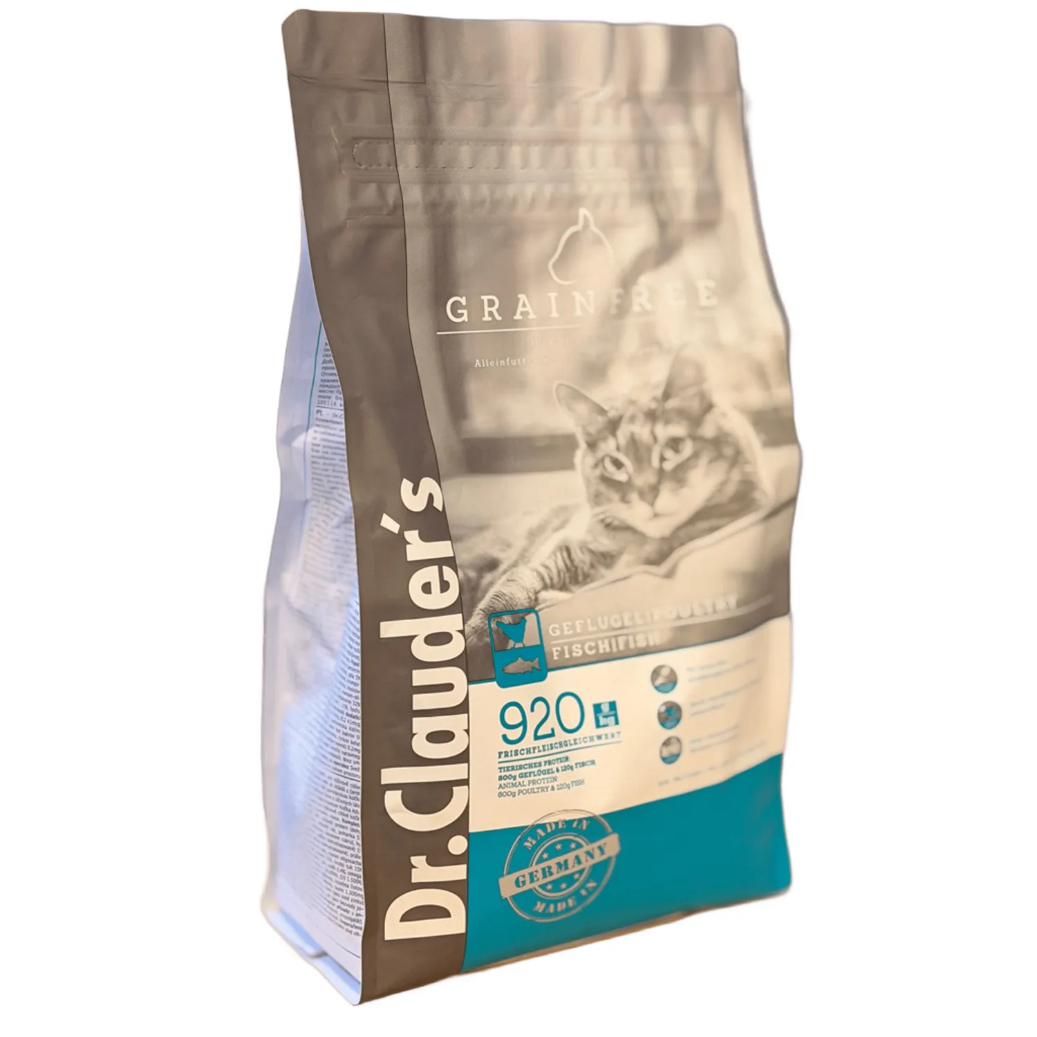 Comida Seca Para Gato Adulto Dr Clauder´S Libre De Granos