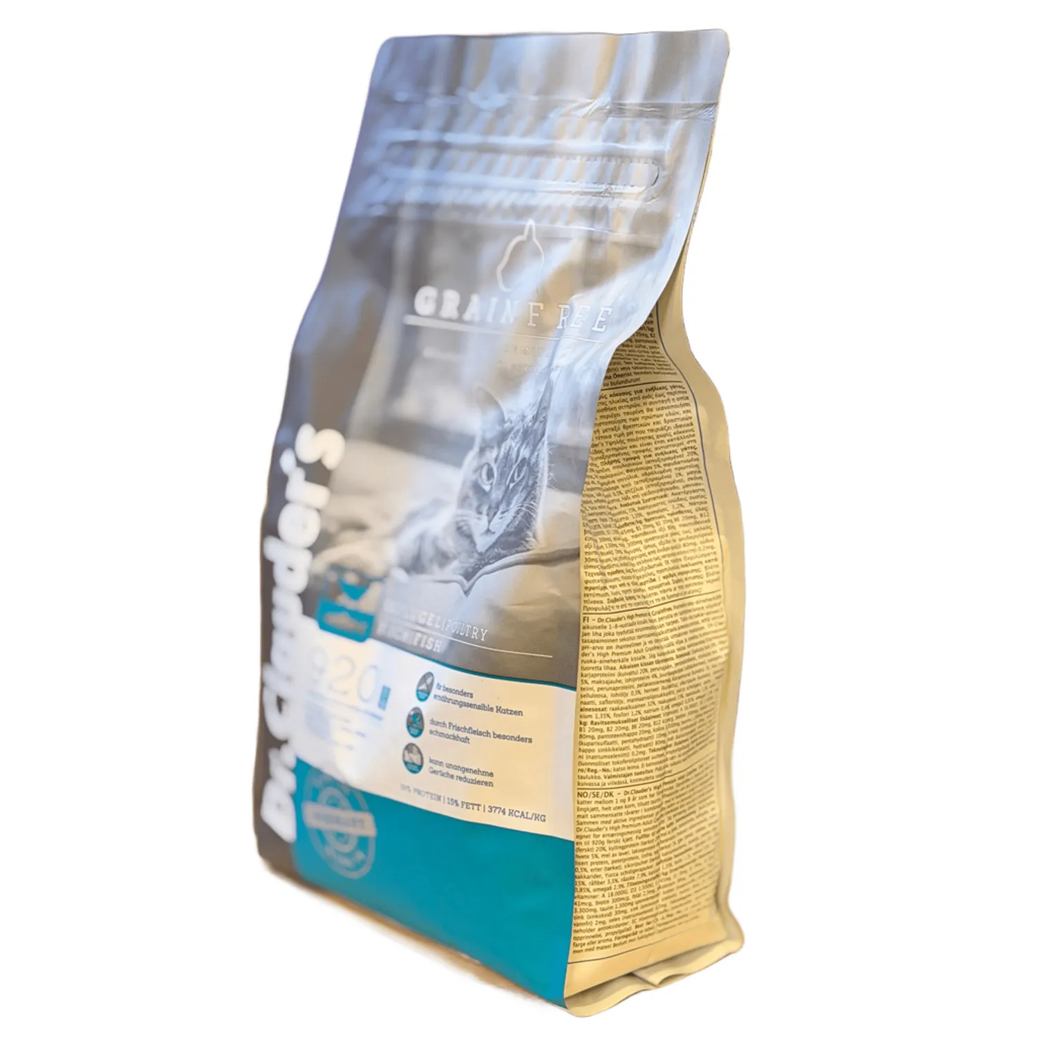 Comida Seca Para Gato Adulto Dr Clauder´S Libre De Granos