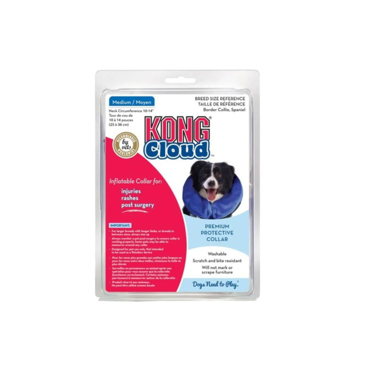 Kong Collar Recuperación Inflable Cloud Medium