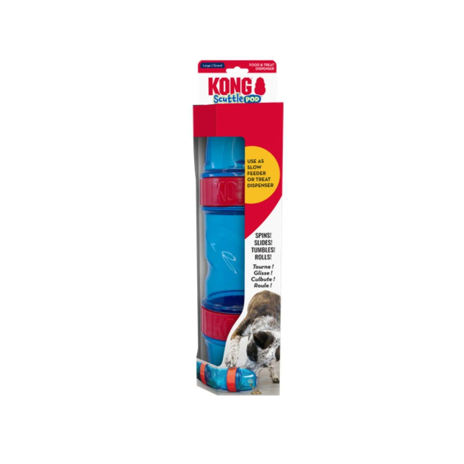 Kong Perro Dispensador Scuttle Pod Large