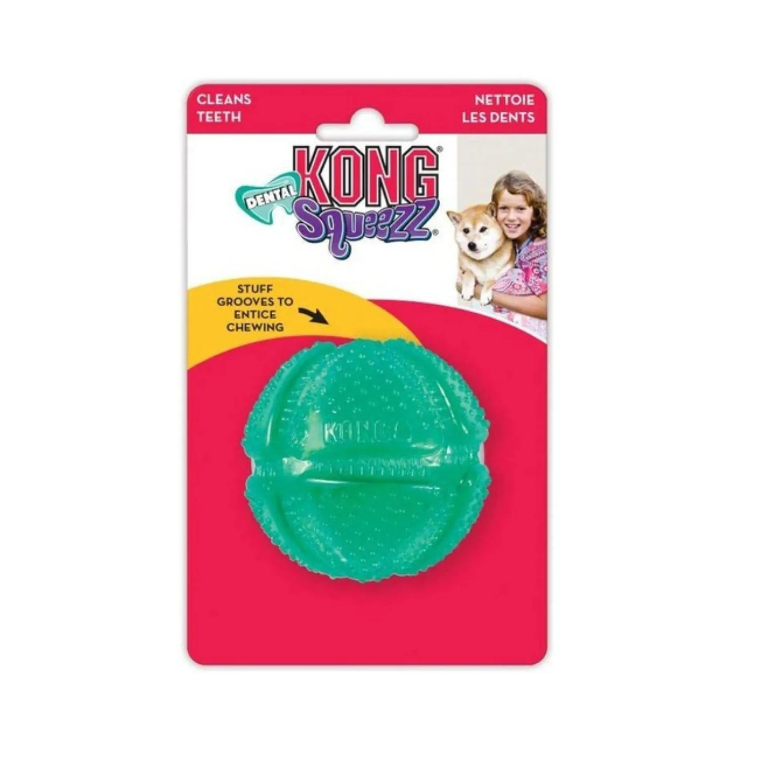 Kong Perro Squeezz Dental Ball Md