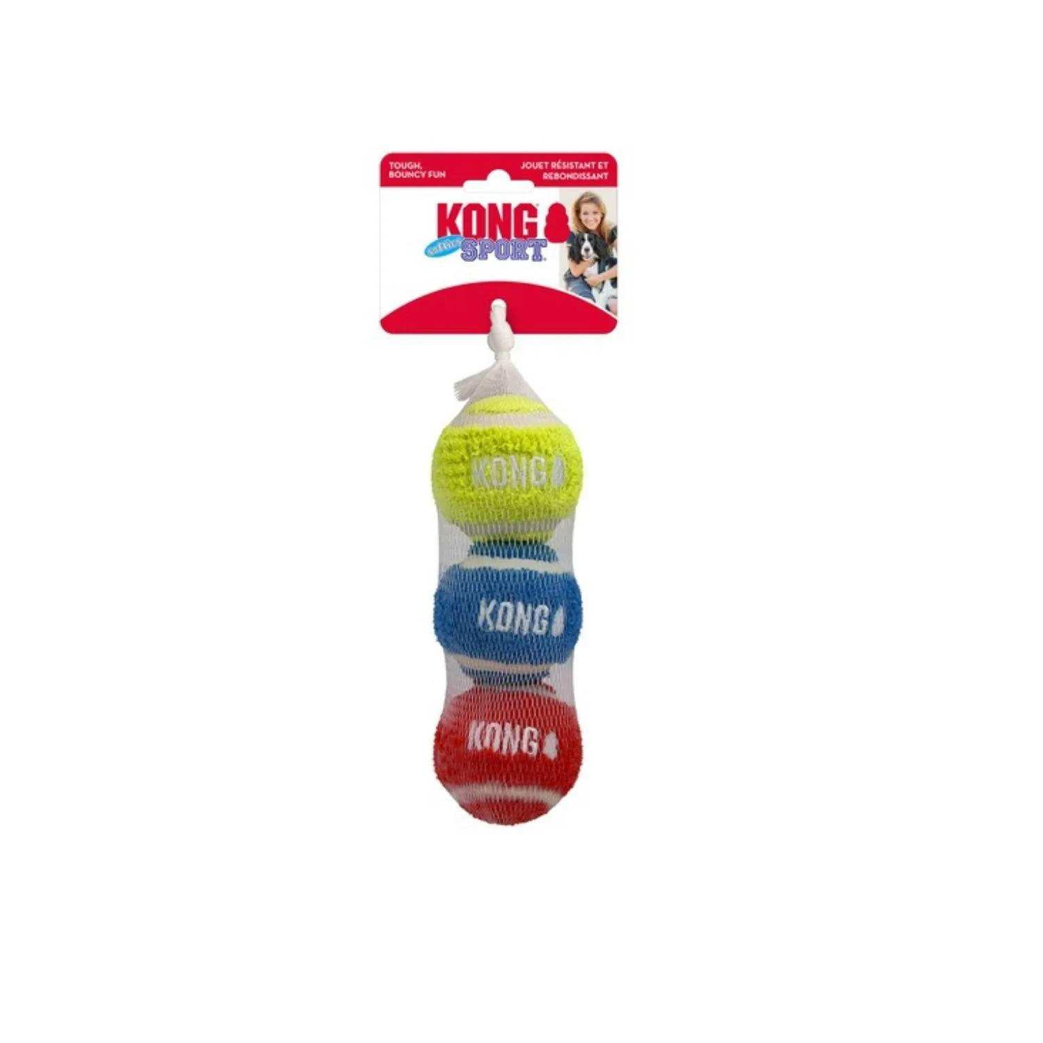 Kong Perro Softies Sports Balls Pelota Medium 3