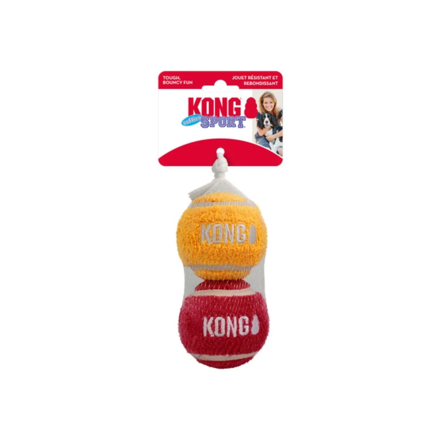 Kong Perro Softies Sports Balls Pelota Large X2