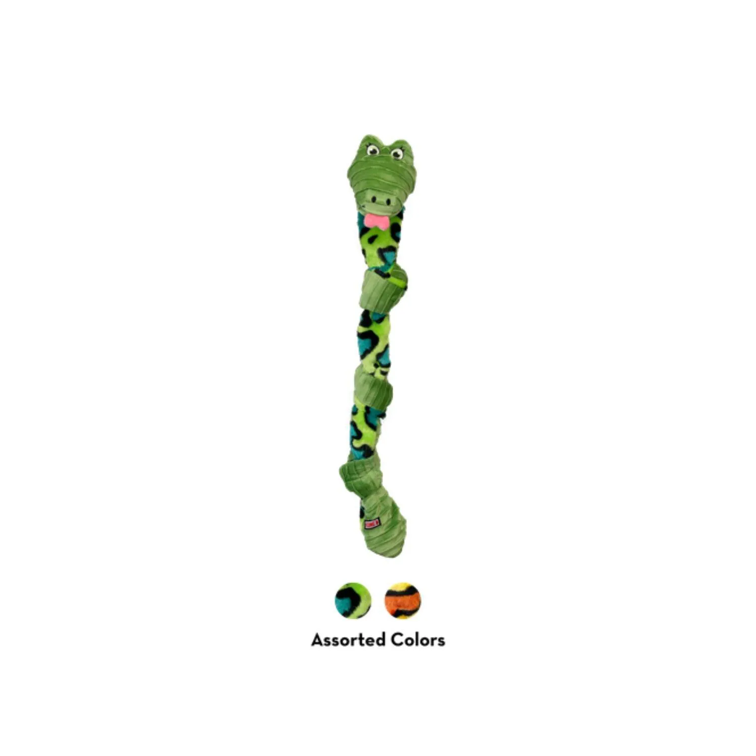 Kong Perro Peluche Knots-Cuerda Serpiente M-L