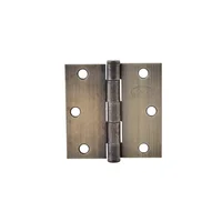 Bisagra Cuadrada 3'' x 3'' Latón Antiguo Lock 6 Orificios