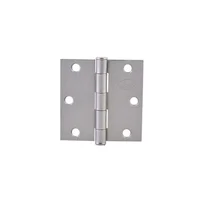 Bisagra Cuadrada 3'' x 3'' Latón Satinado Lock 6 Orificios