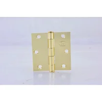 Bisagra Cuadrada 3'' x 3'' Latón Brillante Lock 6 Orificios