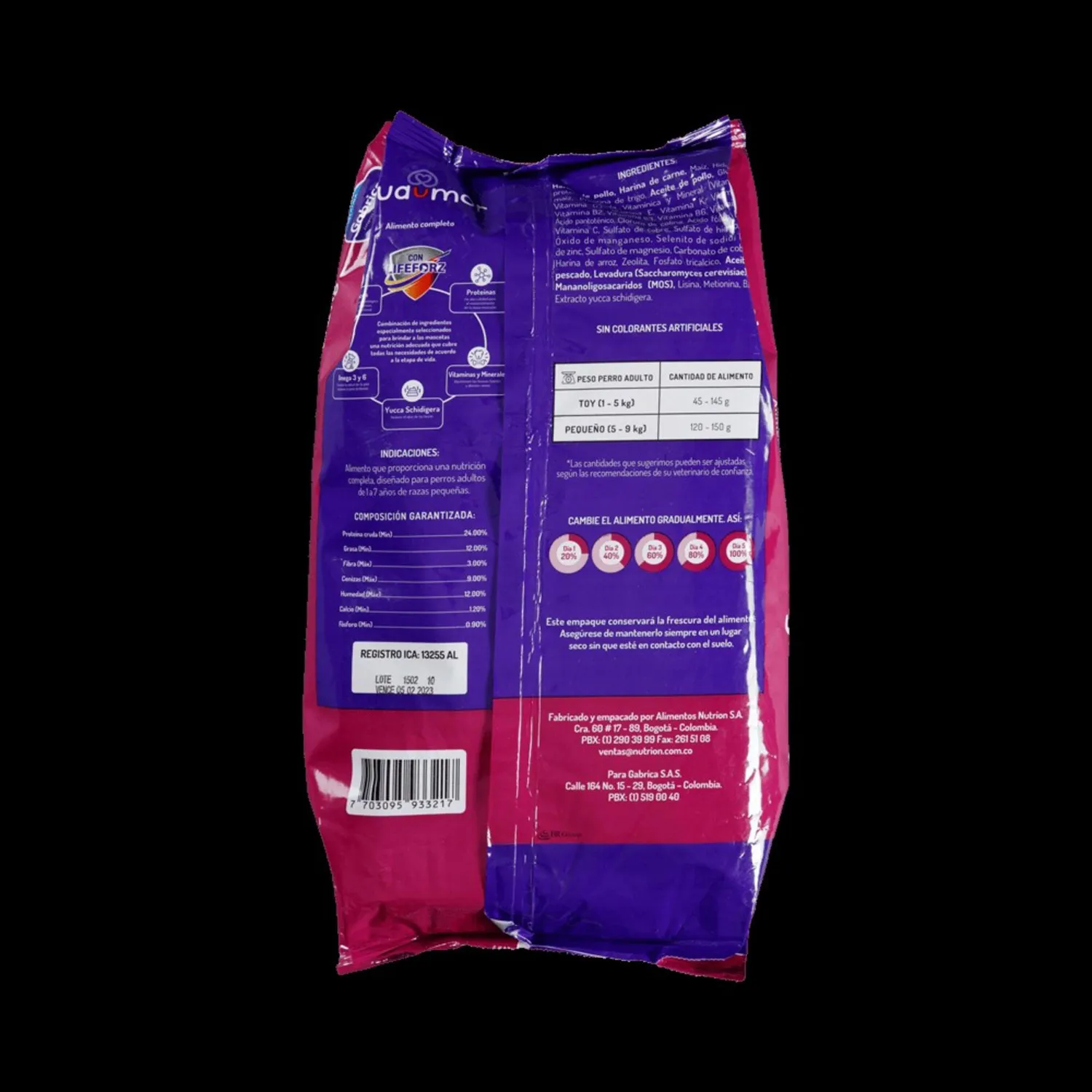 Comida Seca Para Perro Adulto Guaumor Raza Pequeña 8kg 3