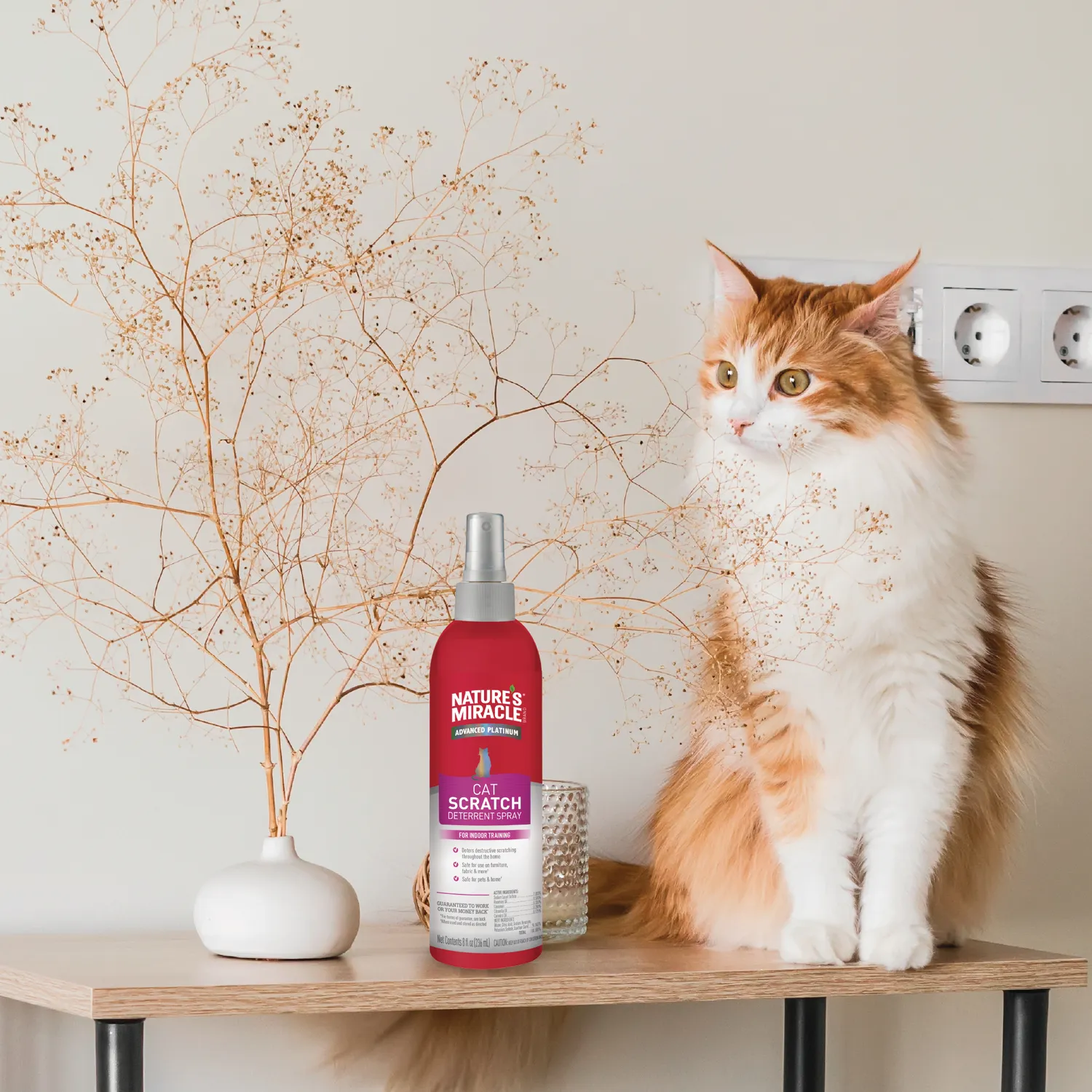 Spray Antiarañazos para Gato Natural Miracle 80oz