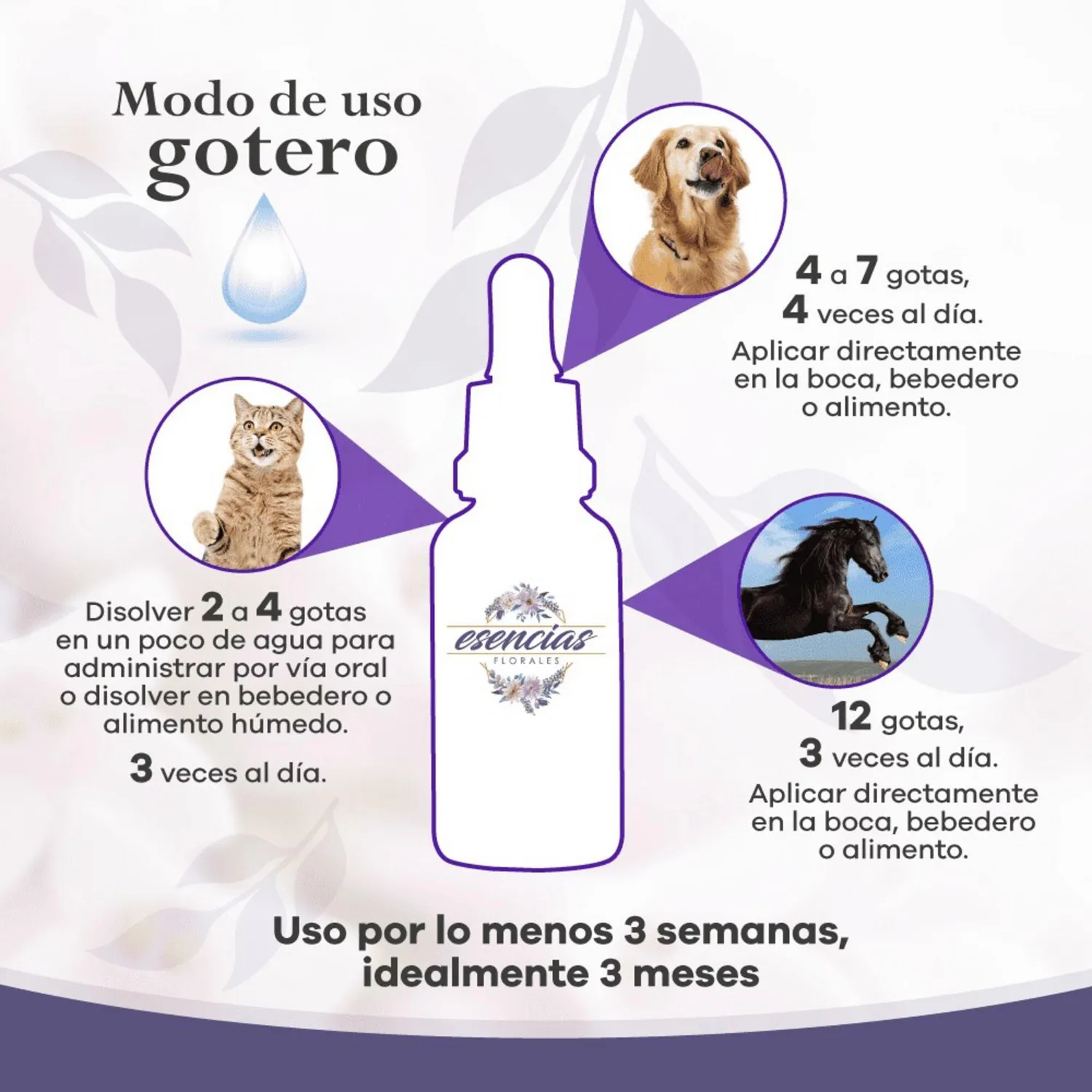 Gotas para Mascotas Contra El Miedo 30ml