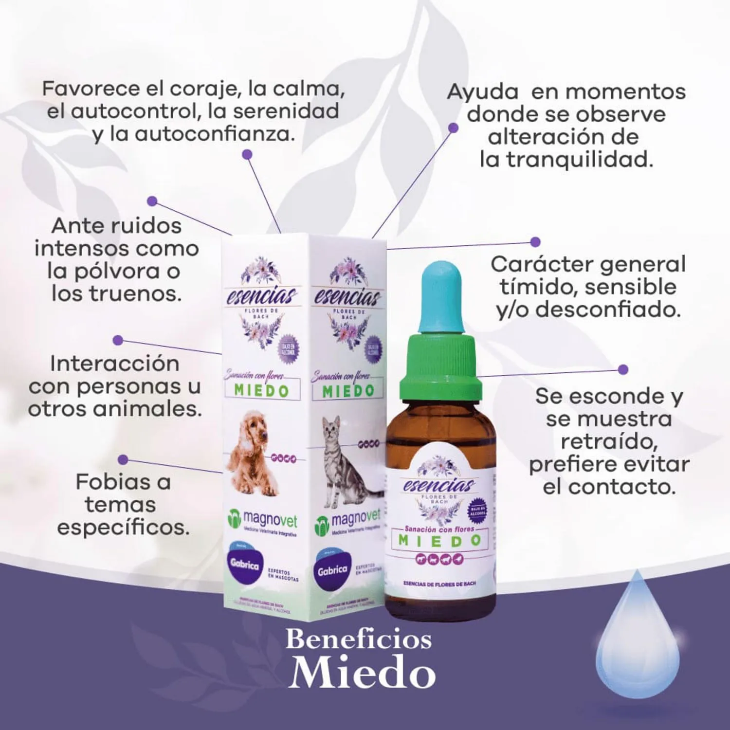 Gotas para Mascotas Contra El Miedo 30ml 3