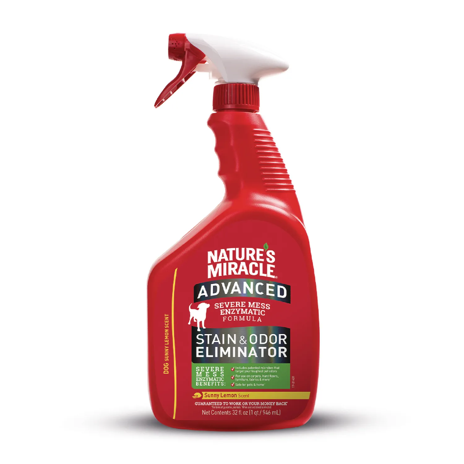 Eliminador de Manchas y Olores Natural Miracle 32oz