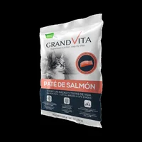 Comida Húmeda Para Gato Grand Vita Paté Sabor A Salmón 100gr