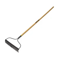 Rastrillo para Jardín 15 Dientes Mango Madera 48'' Surtek