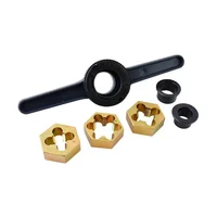 Juego Tarrajas para Tubo PVC 1/2" 3/4" 1" Surtek 6 Piezas