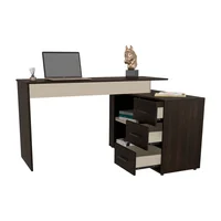 Escritorio Upton 75x137x101 Rta Café Toquilla