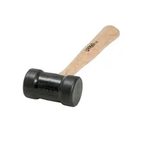 Mazo con Cabeza de Hule 16 Oz Negro Mango de Encino Urrea