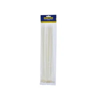 Set x 25 Amarres Plásticos Blancos 368 mm x 4.6 mm Surtek
