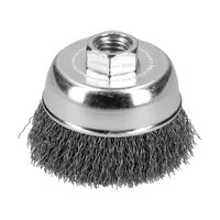 Grata Copa Ondulada 5'' Rosca 14 mm Alambre 0.35 mm Surtek